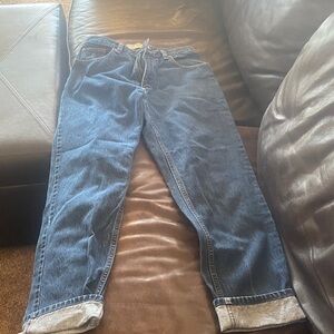 L.L. Bean Double L Relaxed Fit Light Blue Denim Jeans